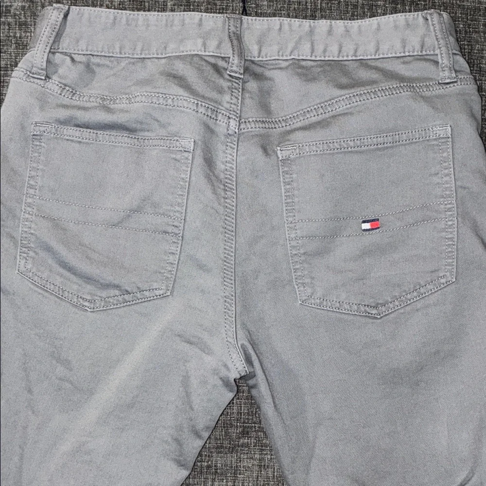 Boys Tommy Hilfiger Gray Pants with Logo